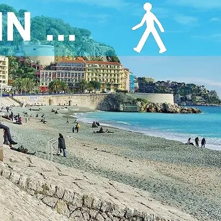 아파트 Gilly 4 - F2 Exceptionnel, Vue Mer, Moderne, Climatisation ,vieux-nice 니스